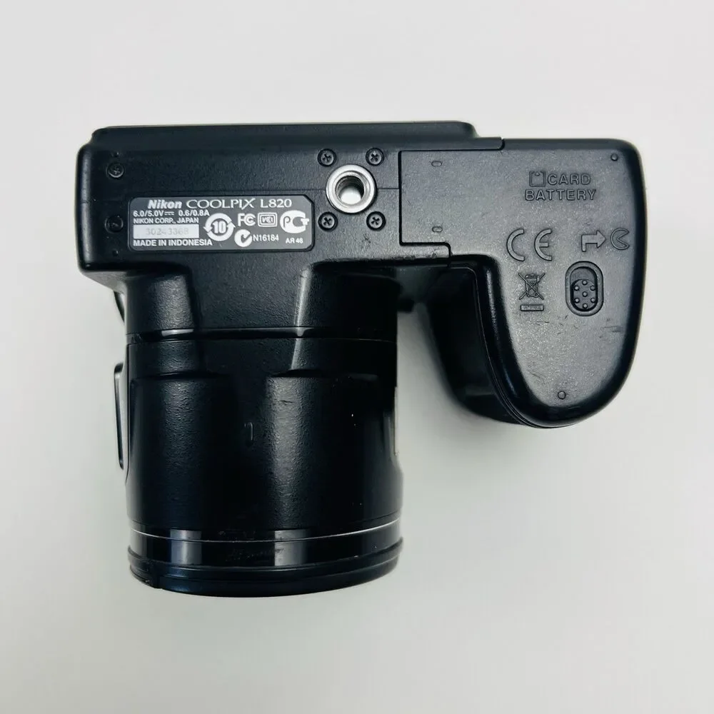Nikon Coolpix L820 16.0MP Digital Camera, Battery Door Doesn't Close TESTED READ